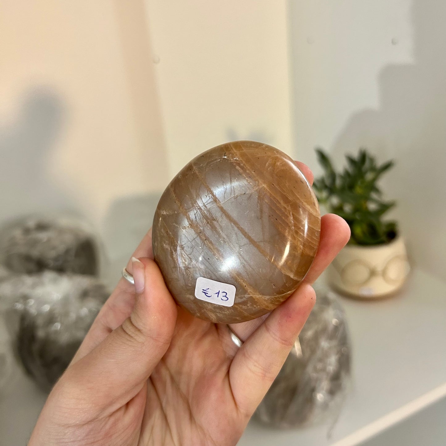Orange Moonstone Palmstone