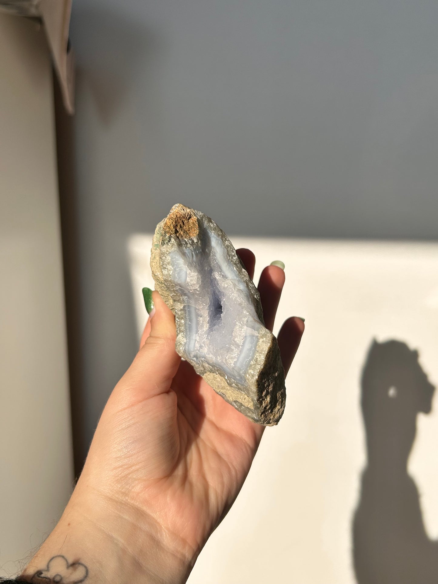 Blue Lace Agate Geode