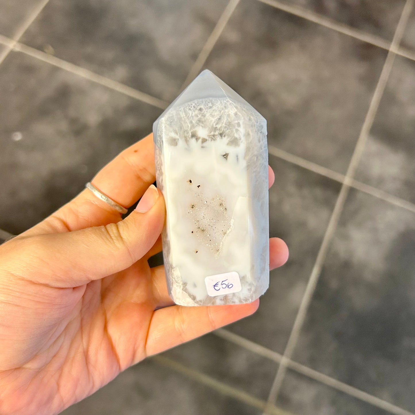 Druzy Agate Tower