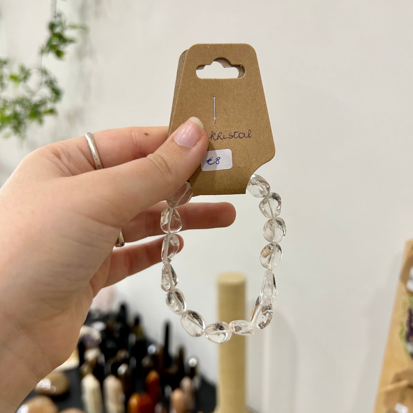 Clear Quartz Freeform Bracelet