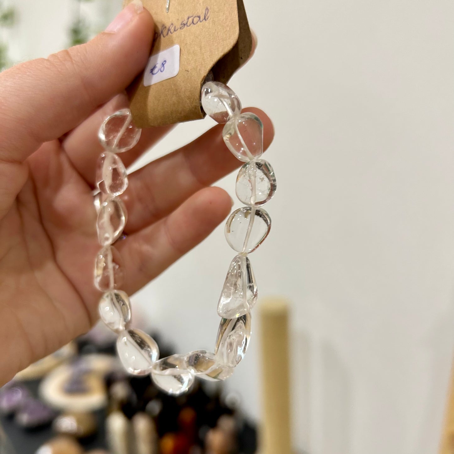 Clear Quartz Freeform Bracelet