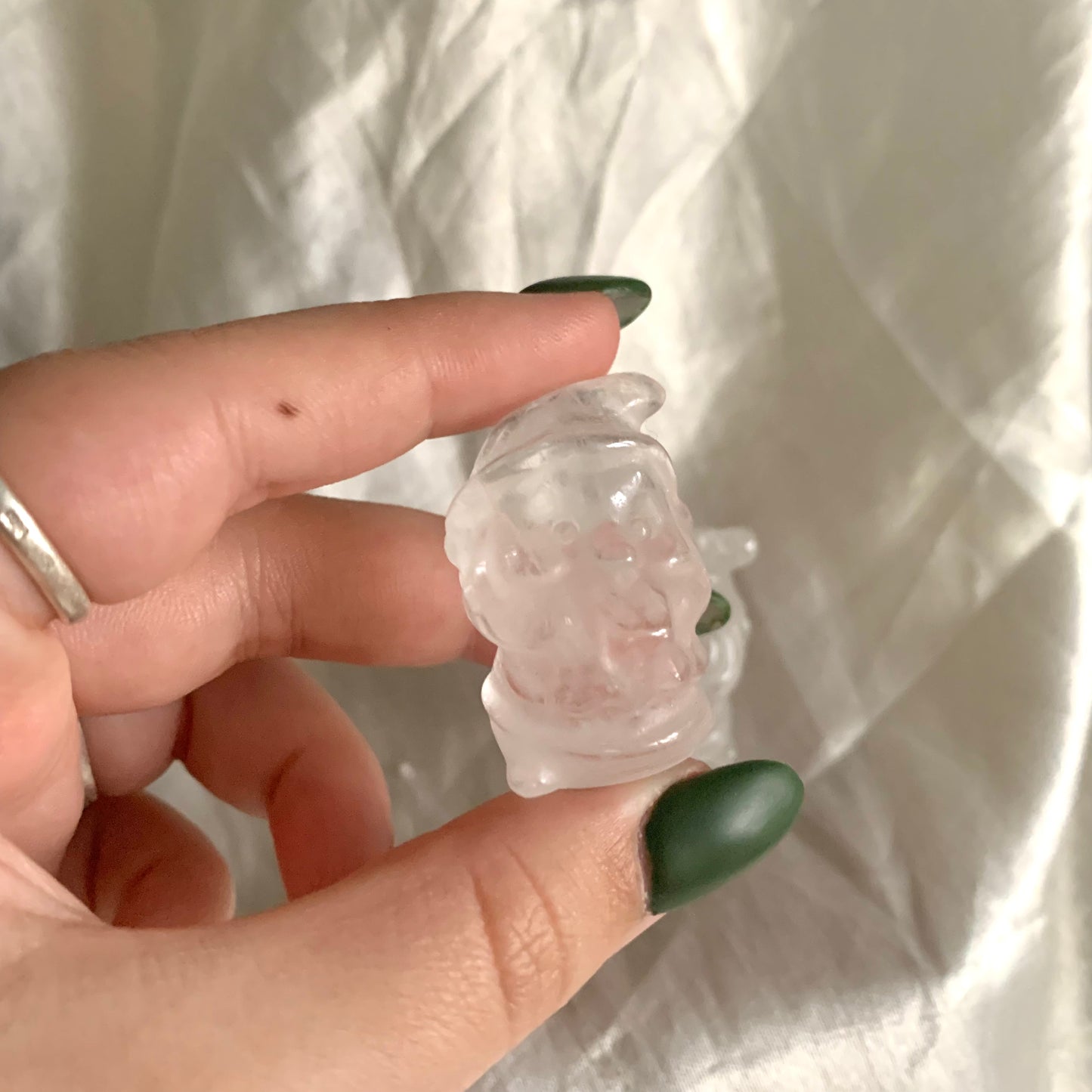 Bergkristal mini kerstman