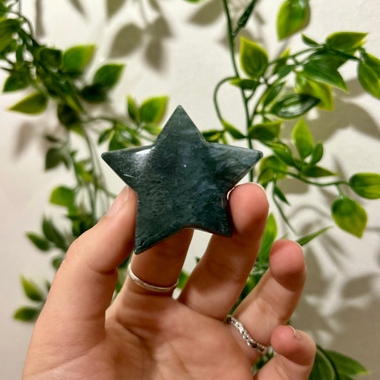Moss Agate Star