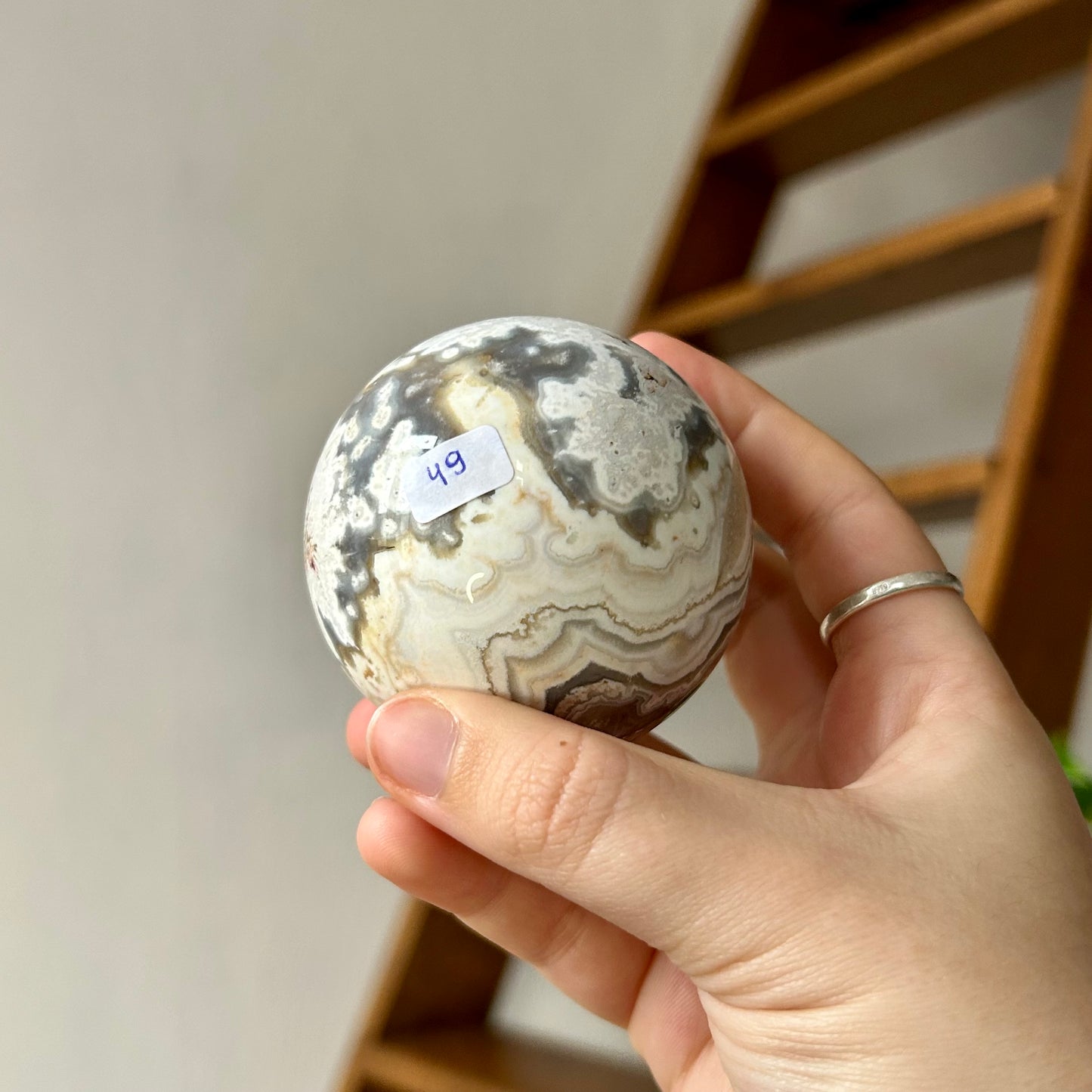 Mexican Crazy Lace Agate Sphere