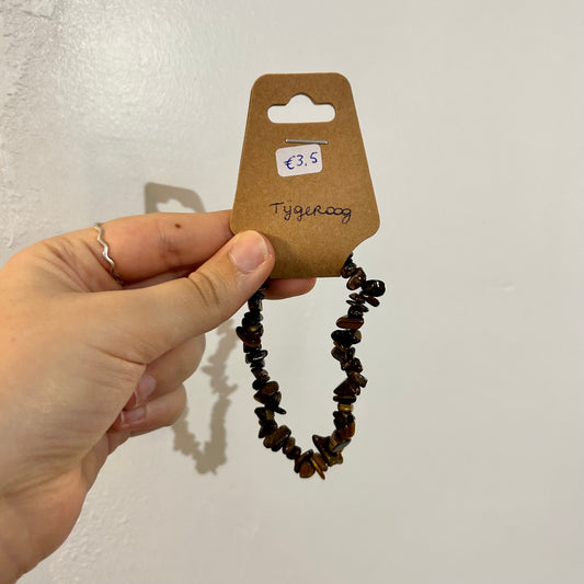Tijgeroog Chip Armband