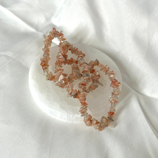 Sunstone Chip Bracelet
