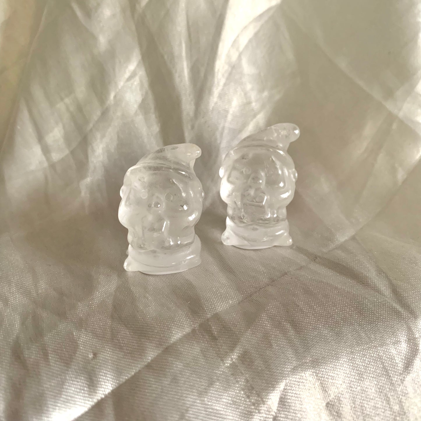 Clear Quartz Mini Santa